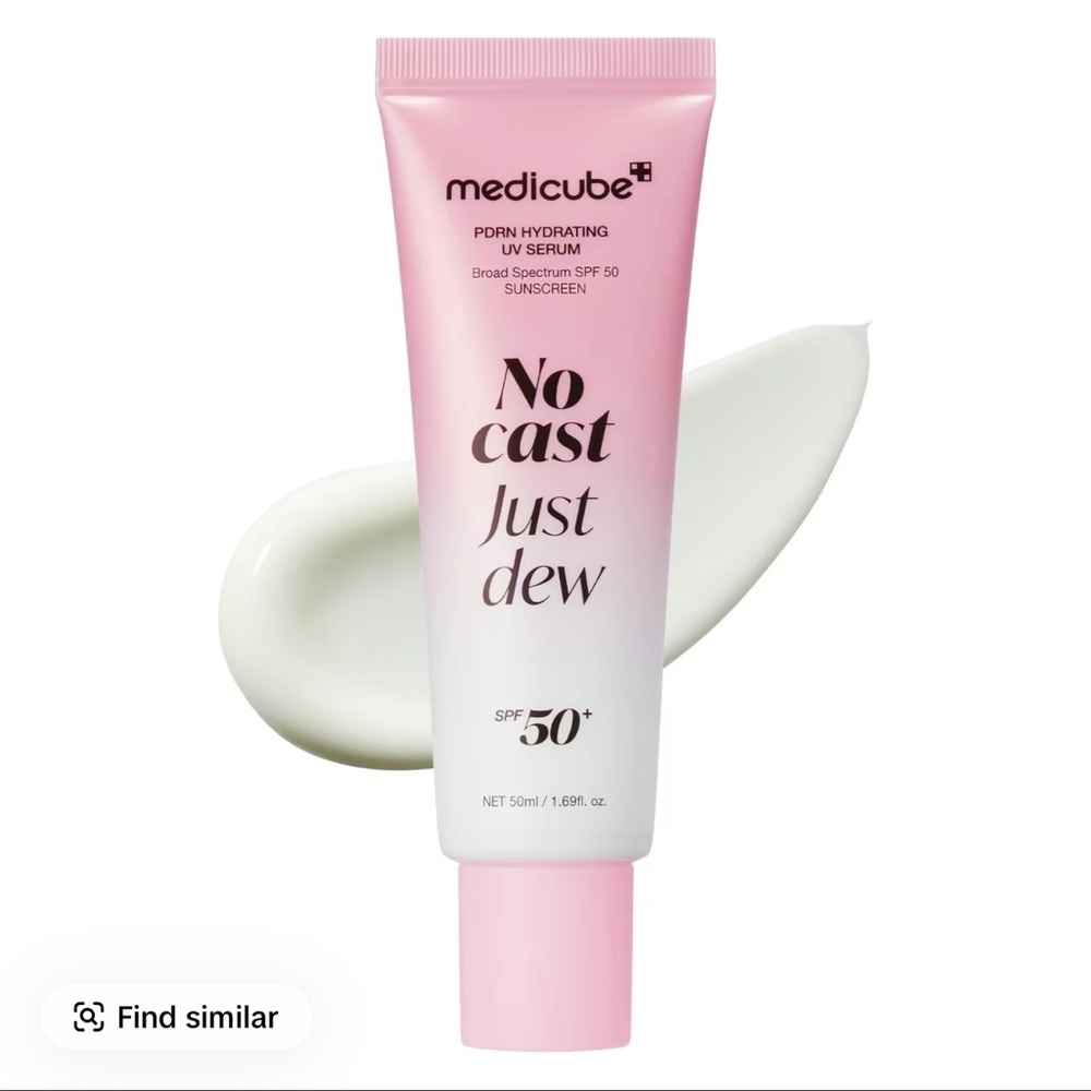 Medicube No Cast Just Dew SPF 50+ Lightweight Pink Sunscreen